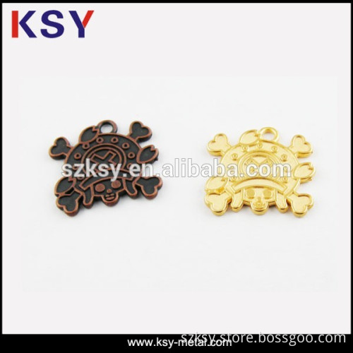 Custom new design cute metal handbag labels for wholesale